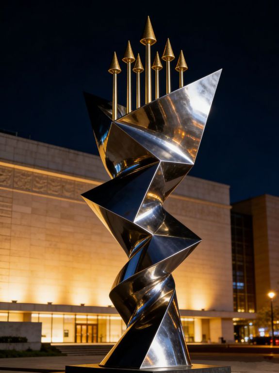 不锈钢雕塑的造型可塑性为何远超其他金属材质，能满足各类艺术设计需求？